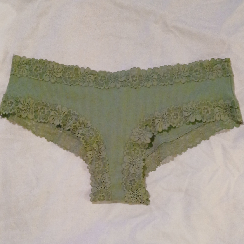 Victoria's Secret Green Lace Panties